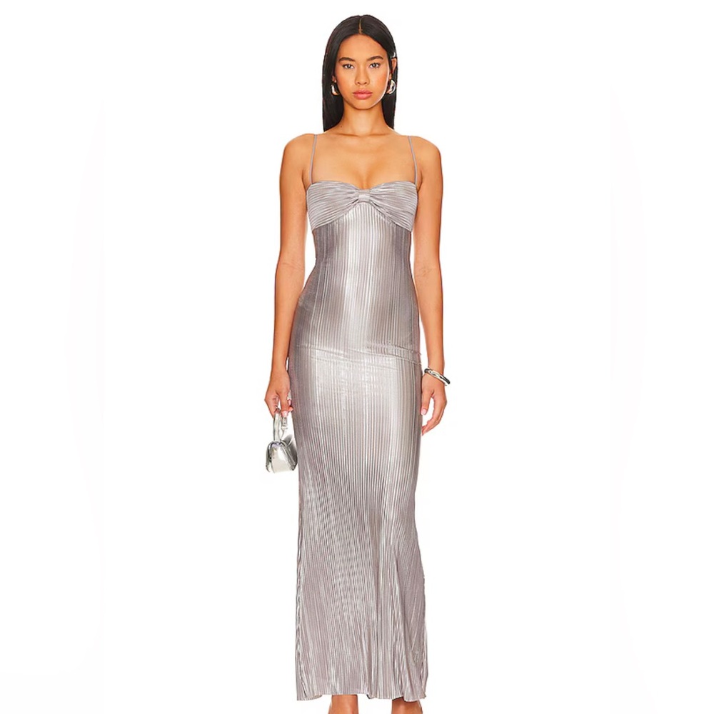 Lovers and Friends Mya Gown in Silver Gray - Medium